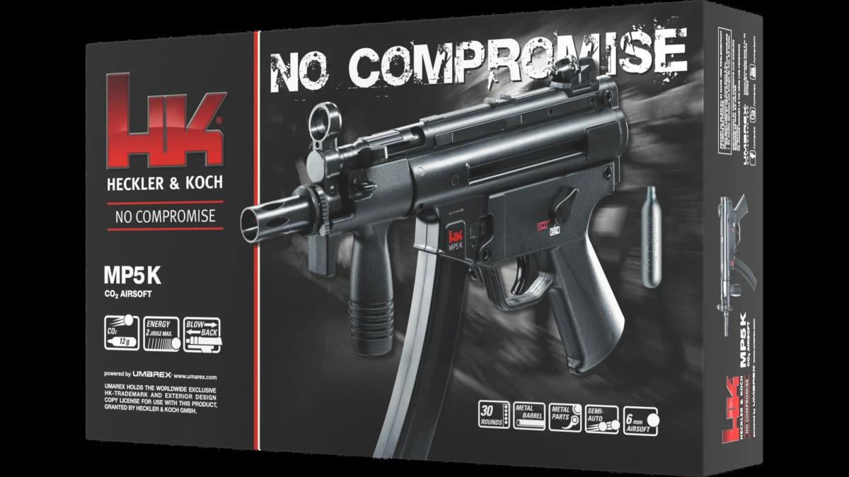 H&K MP5K CO₂ Blowback Noir 1,9 J
