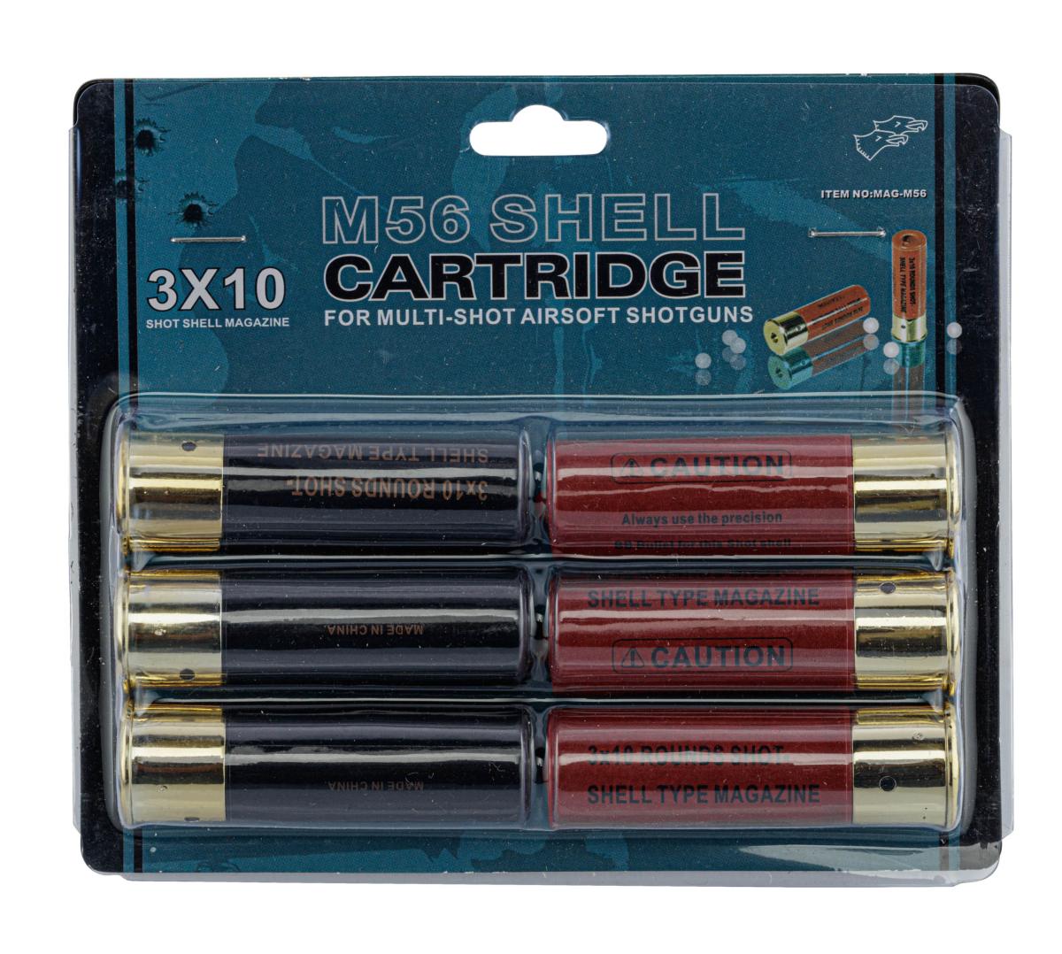 Cartouches Fusil à Pompe Airsoft 30 Billes – Lot de 6