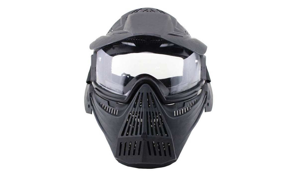 Delta Tactics Masque intégral Rental simple écran noir