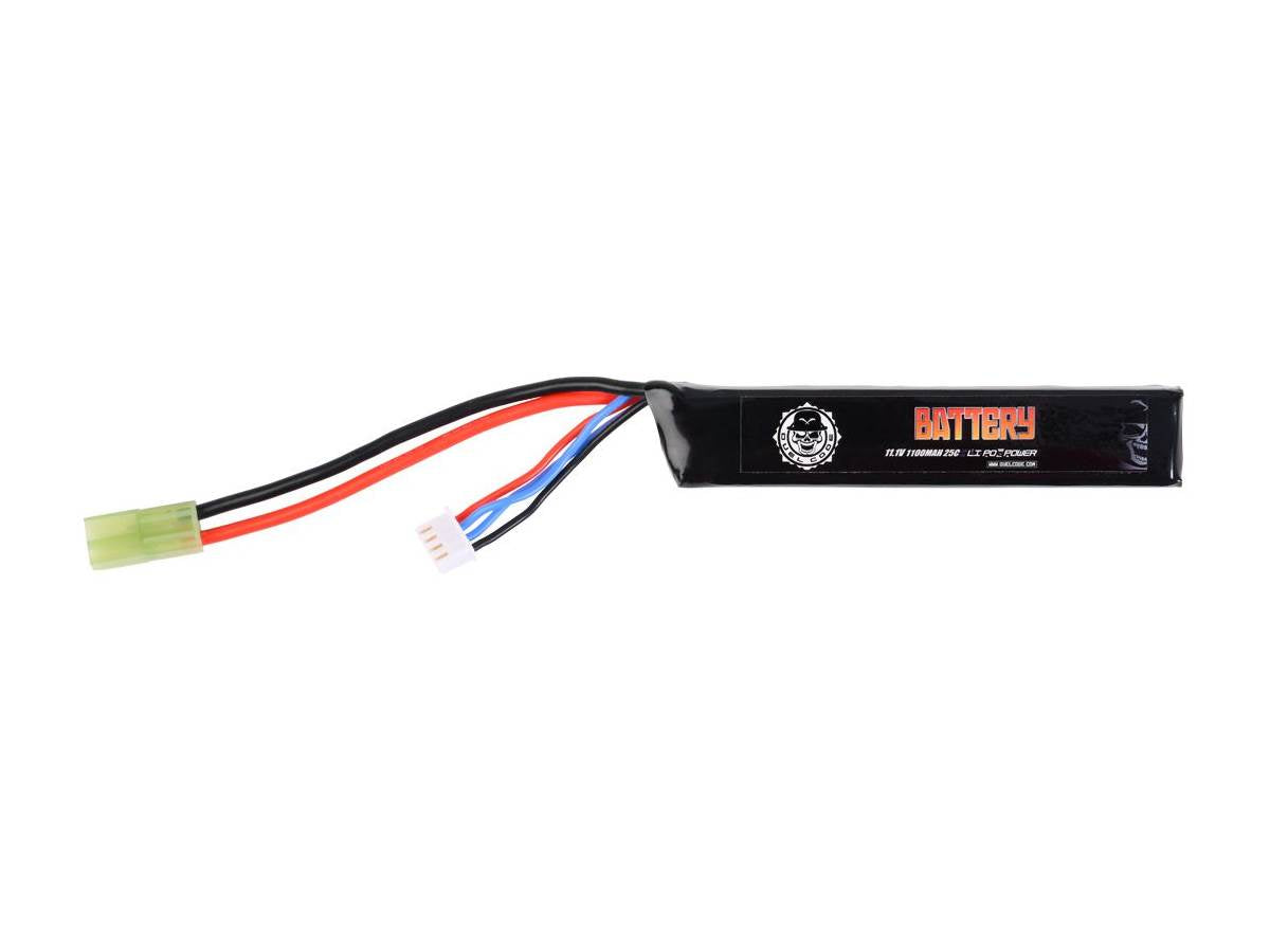 Duel Code Batterie LiPo 11,1 V 1100 mAh 25C Stick