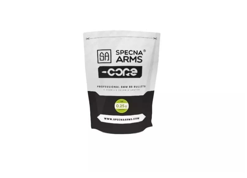 Specna Arms Billes BIO Core 0,25 g – Sachet 1 kg (4 000 billes)