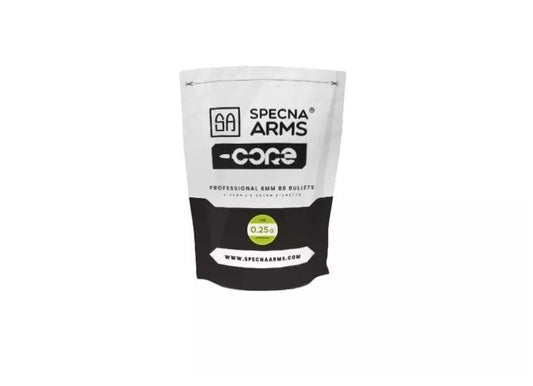 Specna Arms Billes BIO Core 0,25 g – Sachet 1 kg (4 000 billes)