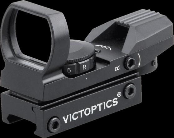 VictOptics Point rouge métal noir – Rail Picatinny