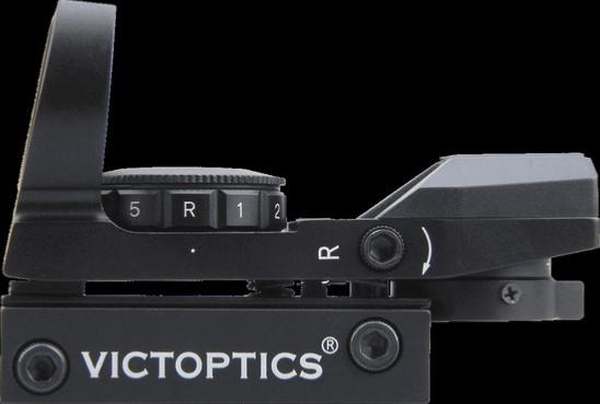 VictOptics Point rouge métal noir – Rail Picatinny