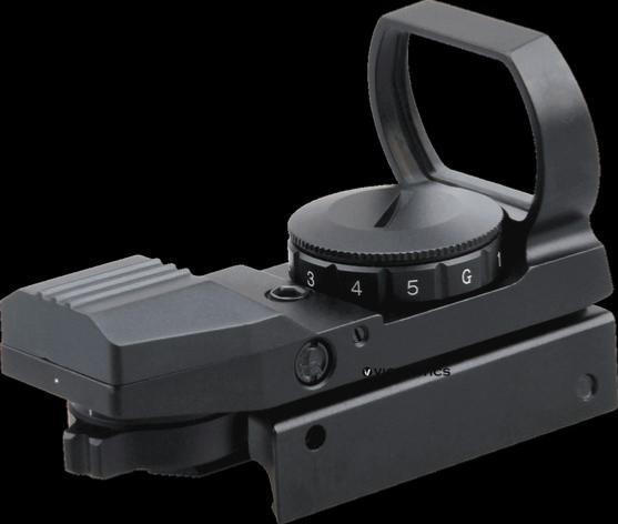 VictOptics Point rouge métal noir – Rail Picatinny